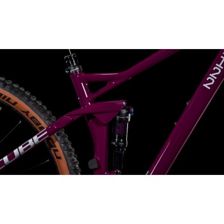 Cube Stereo One22 Race MTB-Fully wine&acute;n&acute;grey