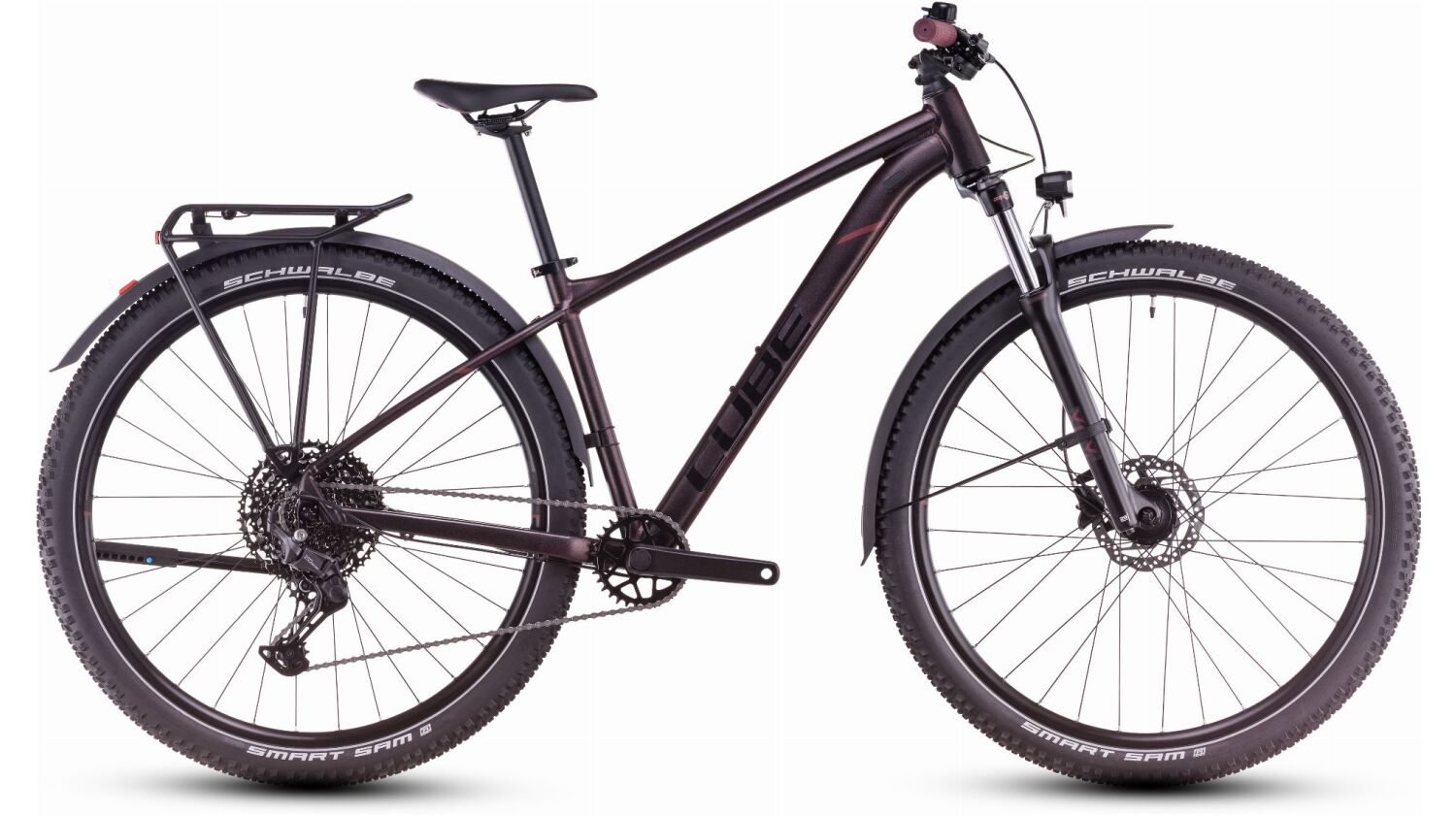 Cube Aim SLX Allroad MTB-Hardtail Diamant orbitred´n´black