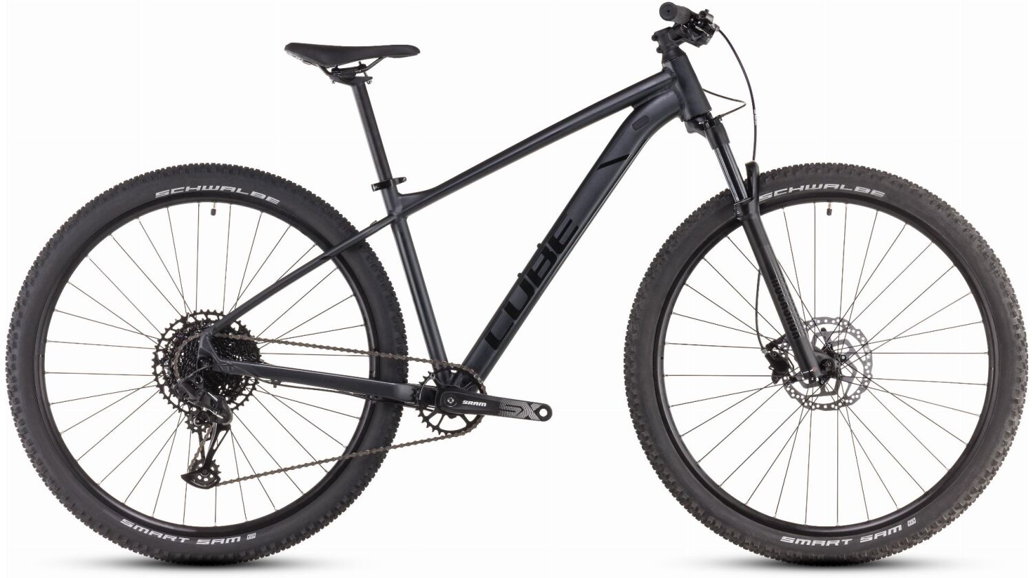 Cube Attention SLX MTB-Hardtail Diamant blackmetal´n´black