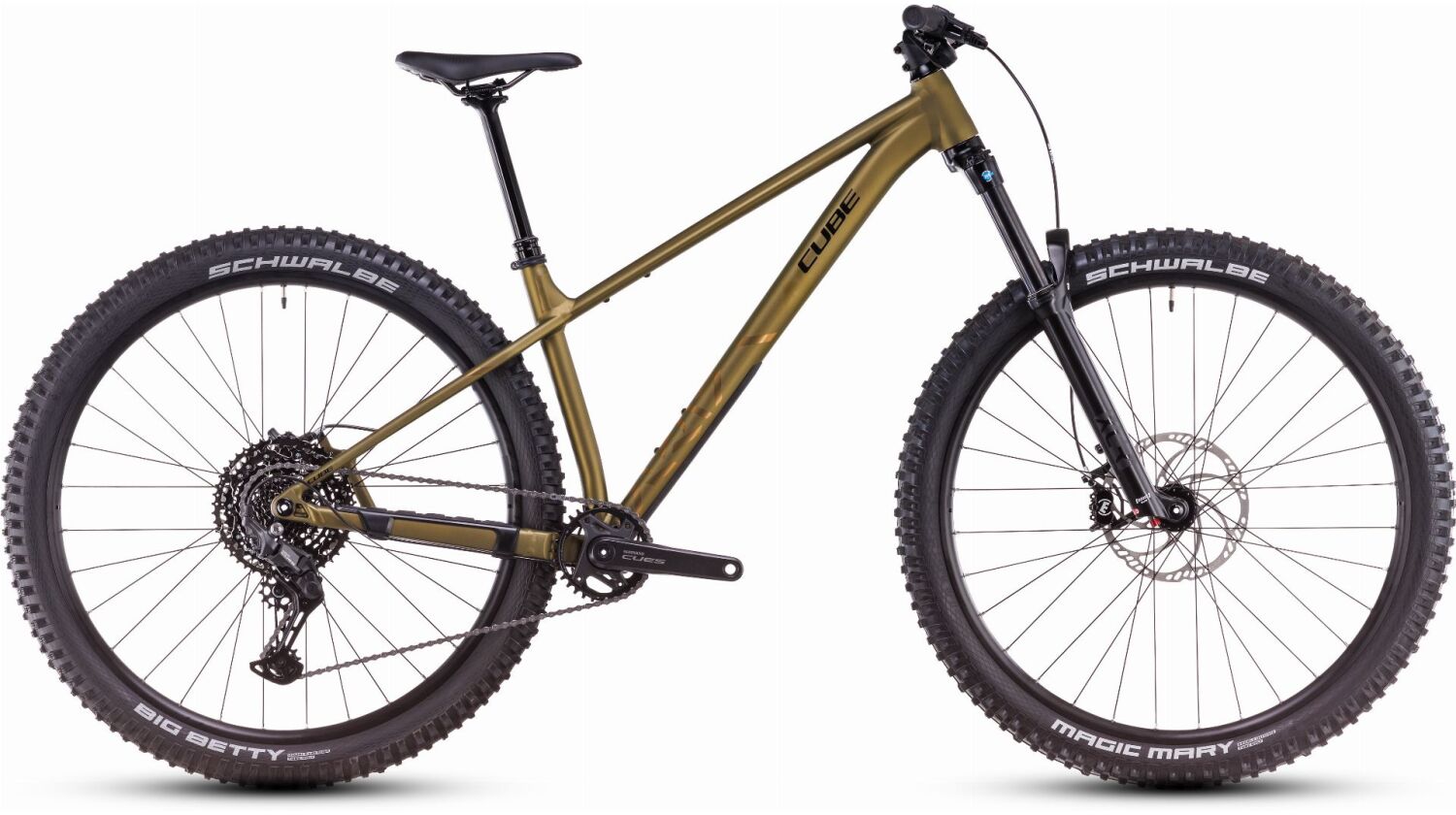 Cube Reaction TM One MTB-Hardtail Diamant goldenlime´n´black