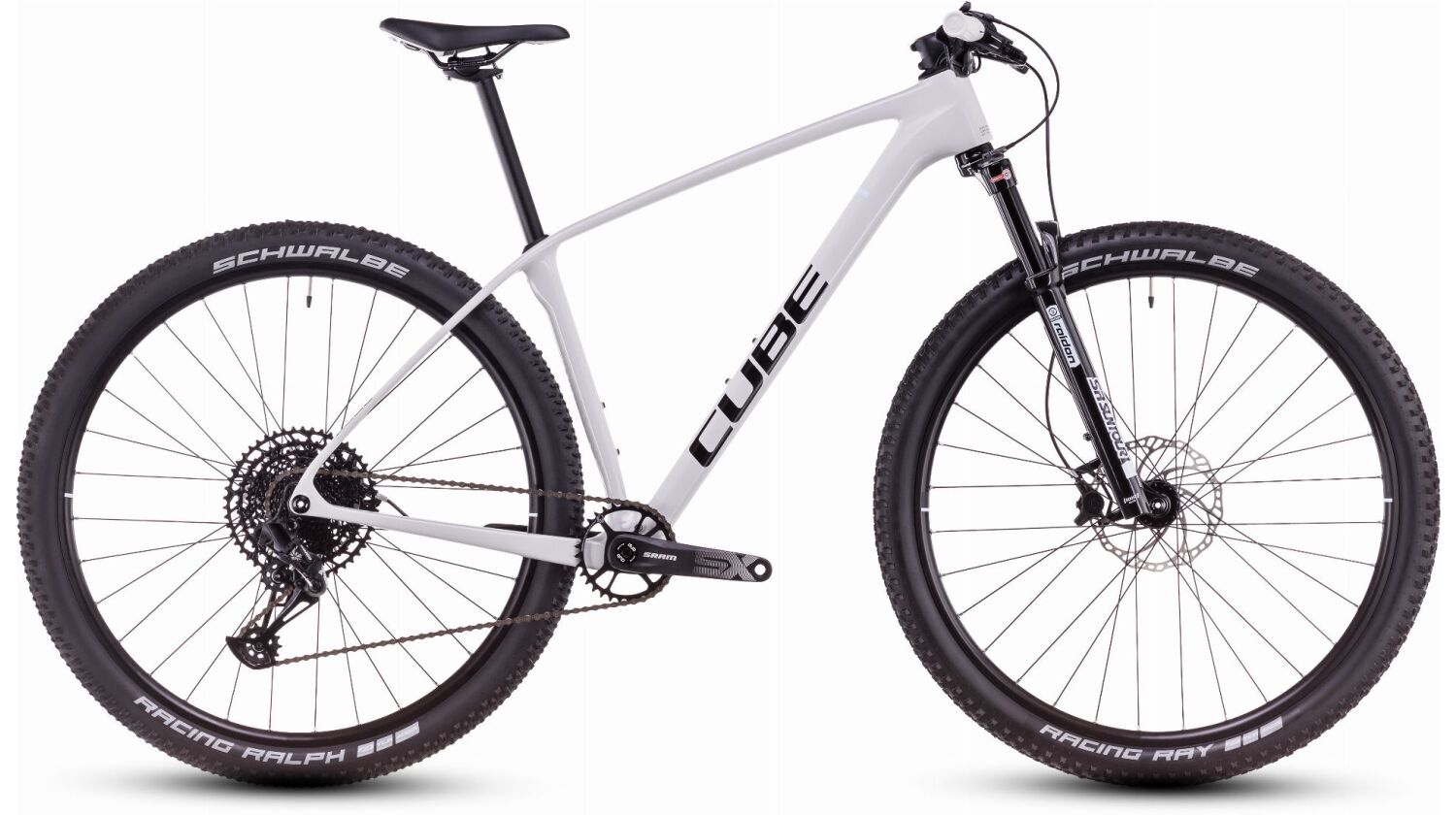 Cube Reaction C:62 One MTB-Hardtail Diamant cotton´n´white