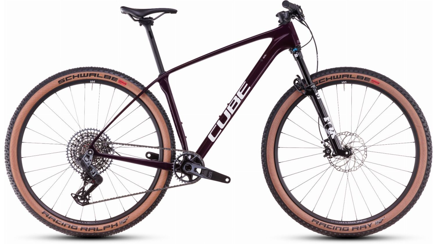 Cube Reaction C:62 SLX MTB-Hardtail Diamant 29" liquidred´n´white