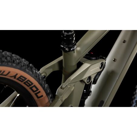 Cube Stereo One44 HPC Rookie Jugendrad MTB-Fully 27,5&quot; dustyolive&acute;n&acute;gold