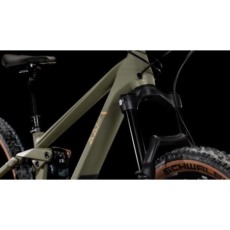 Cube Stereo One44 HPC Rookie Jugendrad MTB-Fully 27,5&quot; dustyolive&acute;n&acute;gold