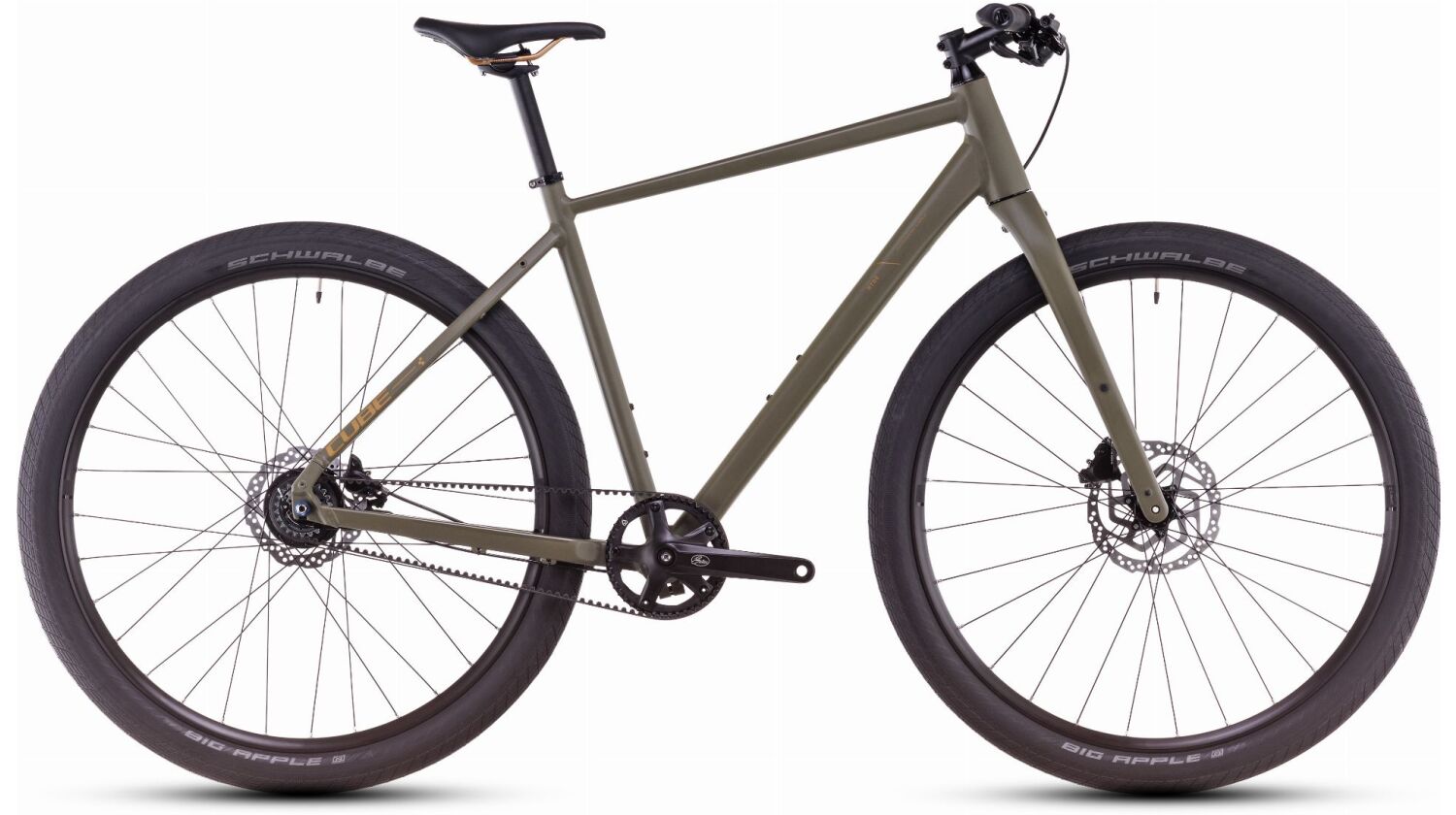 Cube Hyde Pro Cityrad Diamant 28" dustyolive´n´gold