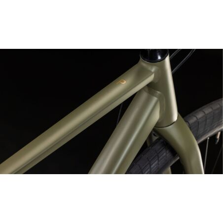 Cube Hyde Pro Cityrad Diamant 28&quot; dustyolive&acute;n&acute;gold