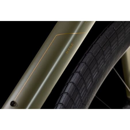 Cube Hyde Pro Cityrad Diamant 28&quot; dustyolive&acute;n&acute;gold