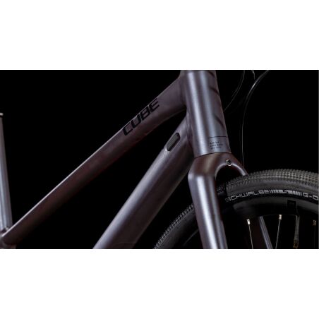 Cube Nulane One Fitnessbike Trapeze 28&quot; mineralgrey&acute;n&acute;black