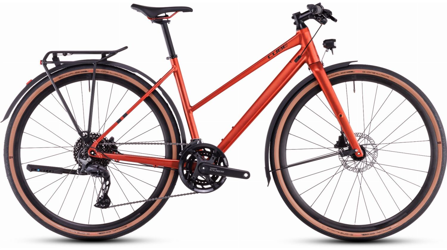 Cube Nulane Pro FE Fitnessbike Trapeze 28" fireorange´n´black