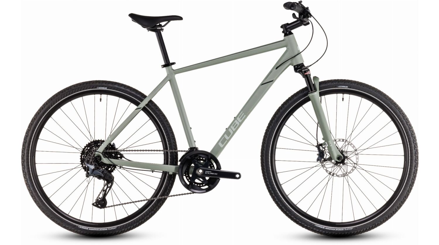 Cube Nature SLX Crossrad Diamant 28" pistachio´n´palemint