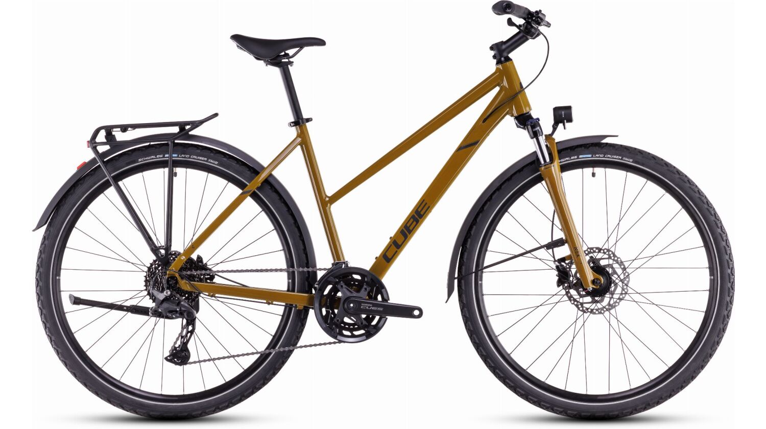 Cube Nature Pro Allroad Trekkingrad Trapeze 28" willowgreen´n´black