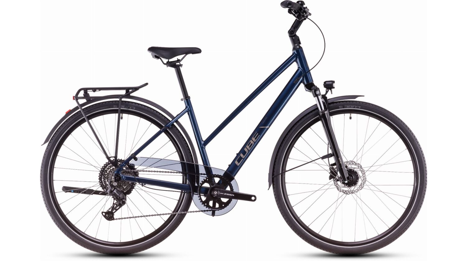 Cube Touring One Trekkingrad Trapeze 28" deepsea´n´blackchrome