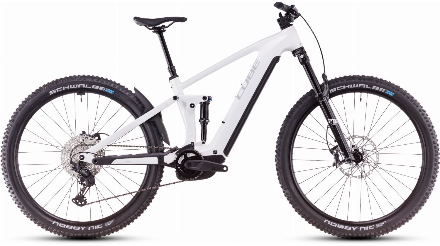 Cube Stereo Hybrid One44 EXC 800 Wh E-Bike Fully whitemarble´n´black