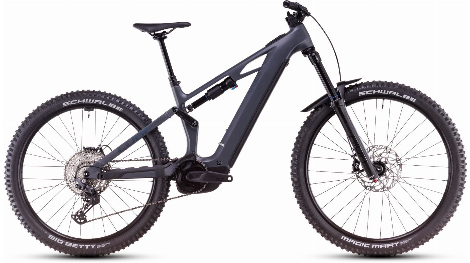 Cube Stereo Hybrid One77 HPC Race 800 Wh E-Bike Fully 29"/27,5" slapgrey´n´prism