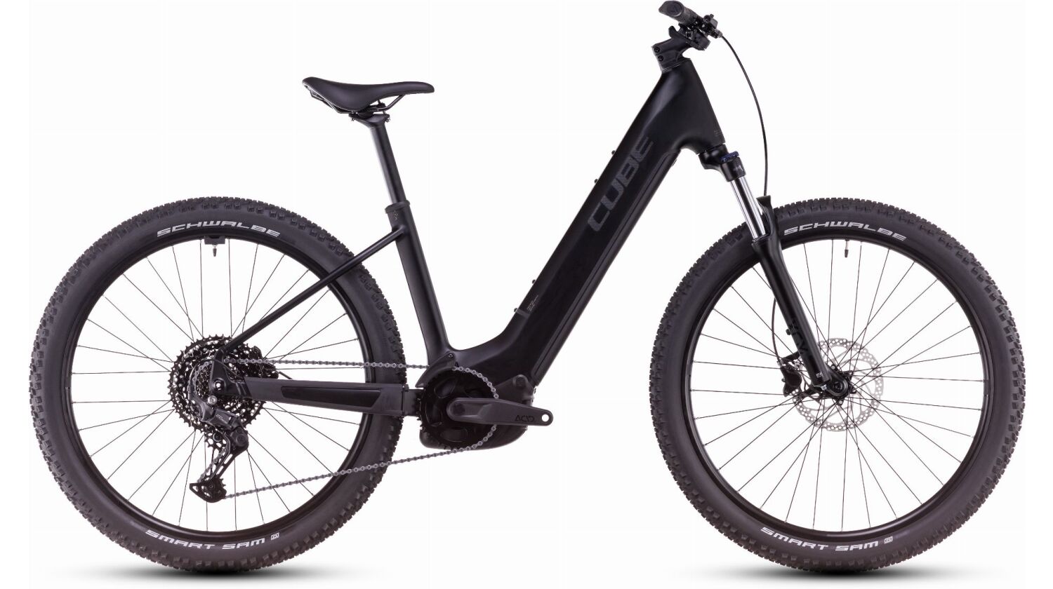 Cube Reaction Hybrid One 600 Wh E-Bike Hardtail Easy Entry 27,5" blackline