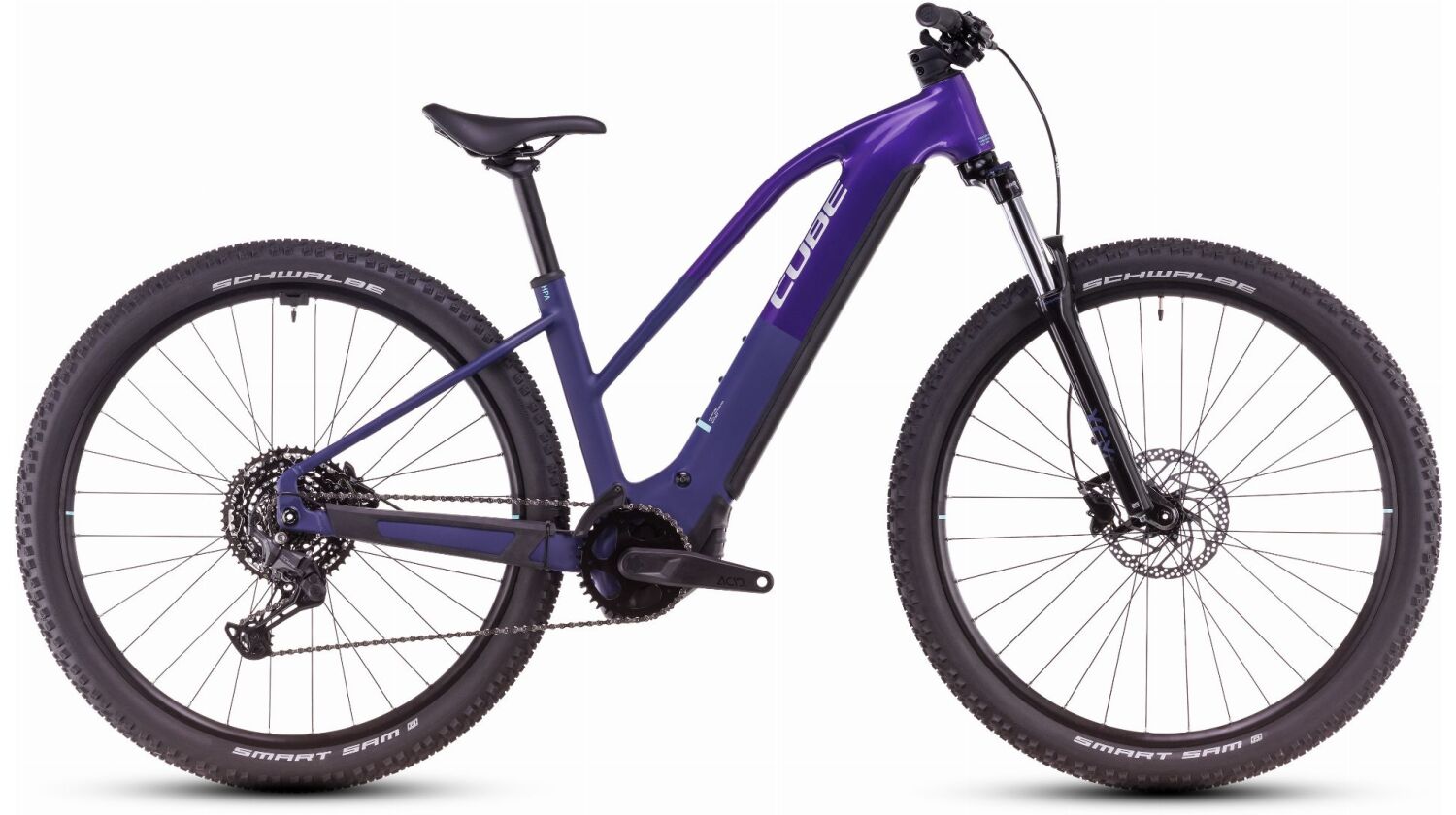 Cube Reaction Hybrid One 600 Wh E-Bike Hardtail Trapeze orchid´n´mint