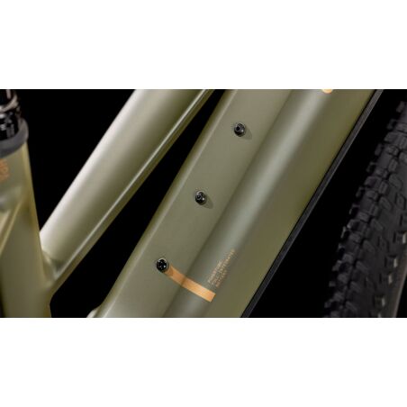 Cube Reaction Hybrid Pro 600 Wh E-Bike Hardtail Trapeze dustyolive&acute;n&acute;gold