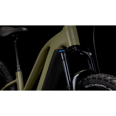 Cube Reaction Hybrid Pro 600 Wh E-Bike Hardtail Trapeze dustyolive&acute;n&acute;gold