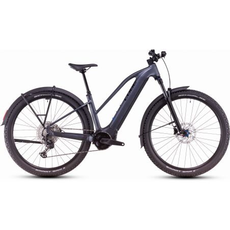 Cube Reaction Hybrid Pro Allroad 600 Wh E-Bike Hardtail Trapeze metallicgrey&acute;n&acute;black