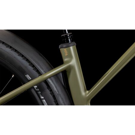 Cube Reaction Hybrid Pro Allroad 600 Wh E-Bike Hardtail Trapeze dustyolive&acute;n&acute;gold