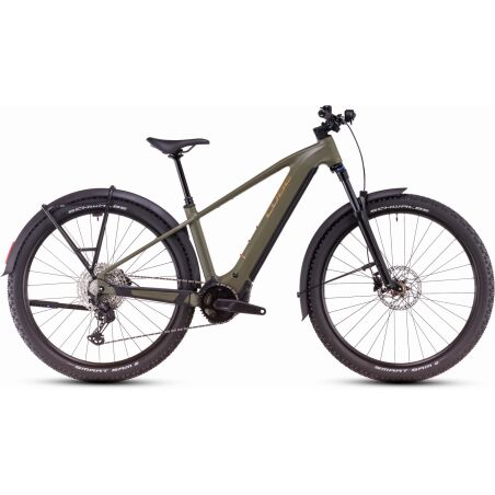 Cube Reaction Hybrid Pro Allroad 800 Wh E-Bike Hardtail Diamant dustyolive&acute;n&acute;gold