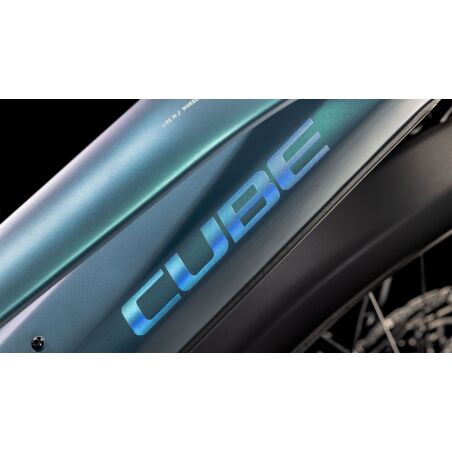 Cube Reaction Hybrid Pro Allroad 600 Wh E-Bike Hardtail Trapeze smaragdgrey&acute;n&acute;prism