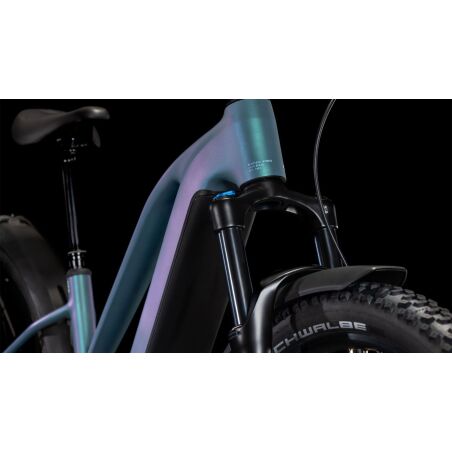 Cube Reaction Hybrid Pro Allroad 600 Wh E-Bike Hardtail Trapeze smaragdgrey&acute;n&acute;prism