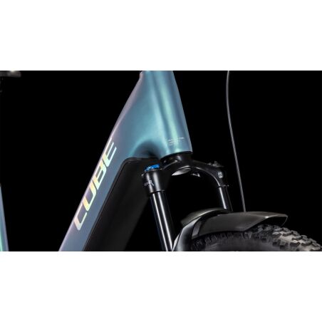 Cube Reaction Hybrid Pro Allroad 600 Wh E-Bike Hardtail Easy Entry 27,5&quot; smaragdgrey&acute;n&acute;prism