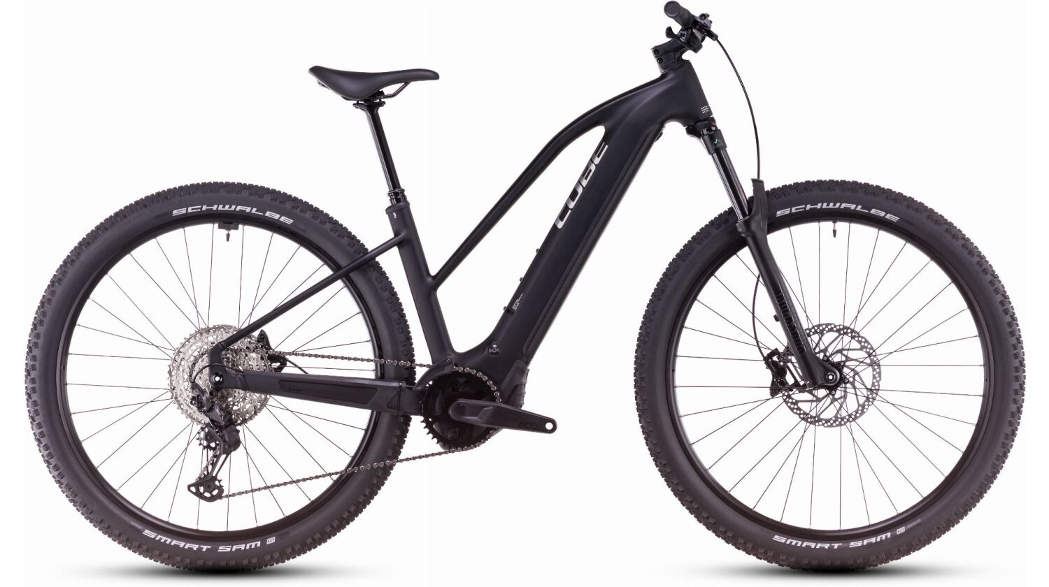 Cube Reaction Hybrid Race 800 Wh E-Bike Hardtail Trapeze black´n´metal