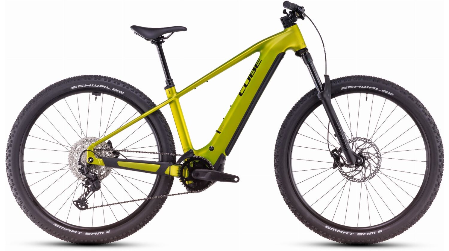 Cube Reaction Hybrid Race 800 Wh E-Bike Hardtail Diamant lizard´n´black