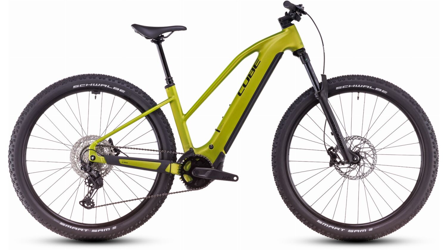 Cube Reaction Hybrid Race 800 Wh E-Bike Hardtail Trapeze lizard´n´black