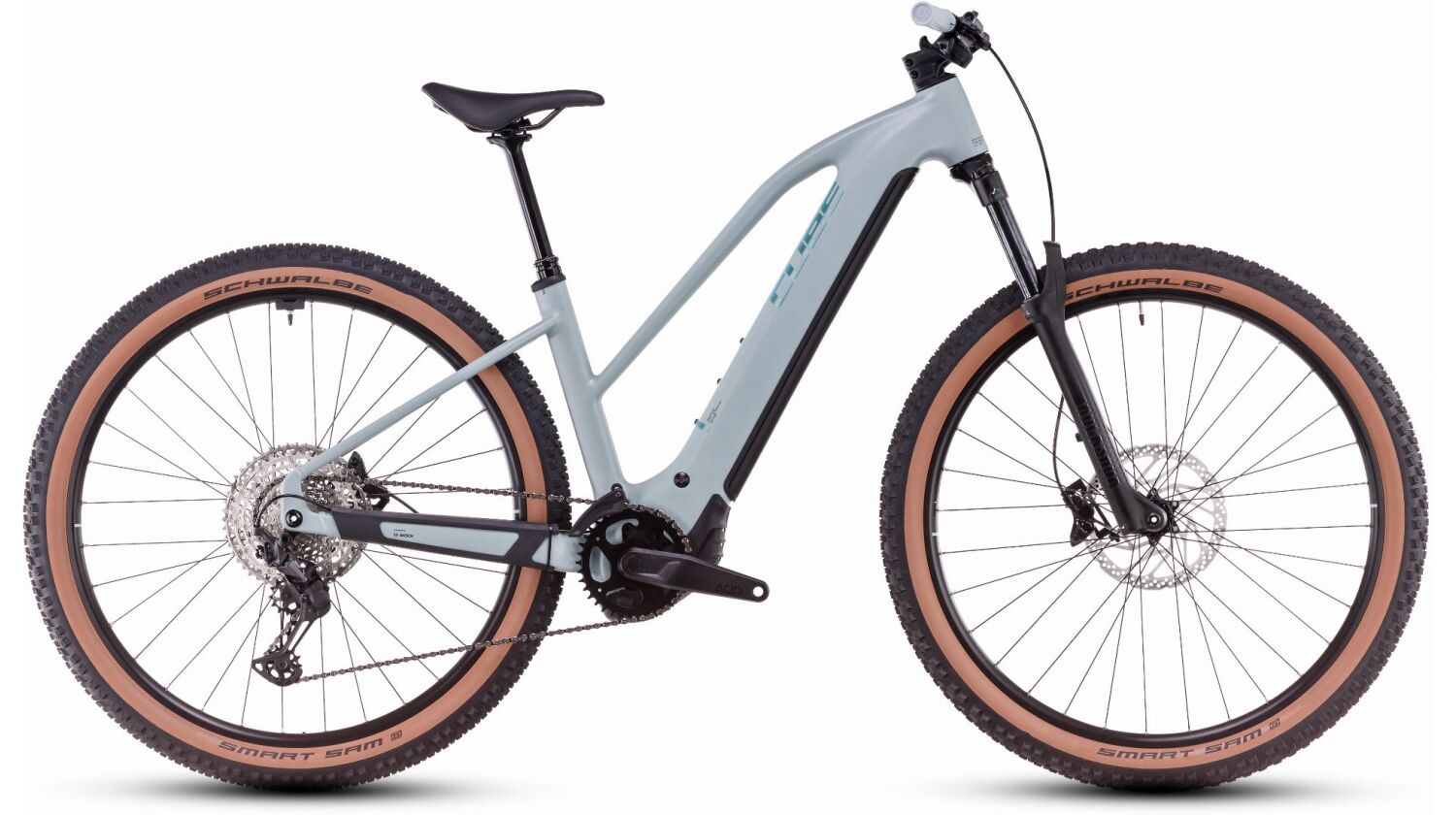 Cube Reaction Hybrid Race 800 Wh E-Bike Hardtail Trapeze desertgreen´n´prism