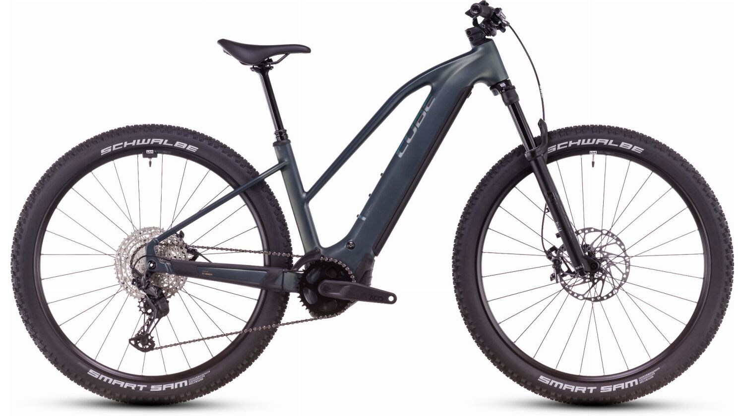 Cube Reaction Hybrid SLX 800 Wh E-Bike Hardtail Trapeze sagebrushgreen´n´prism