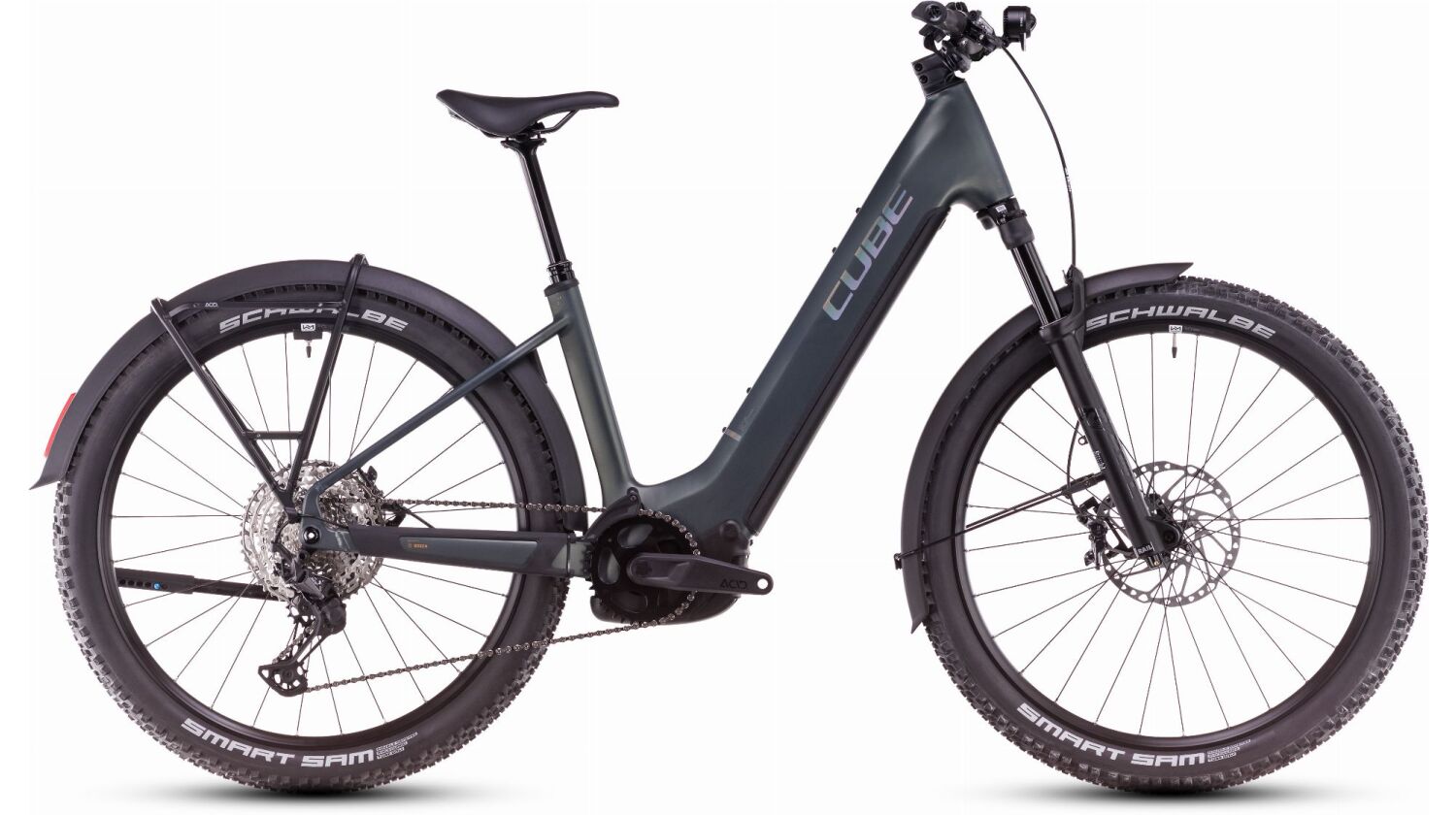 Cube Reaction Hybrid SLX Allroad 800 Wh E-Bike Hardtail Easy Entry 27,5" sagebrushgreen´n´prism