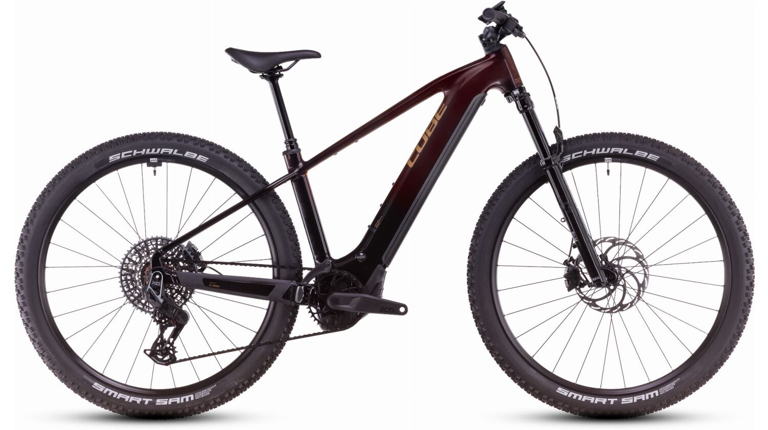 Cube Reaction Hybrid SLT 800 Wh E-Bike Hardtail Diamant solareclipse´n´bronze