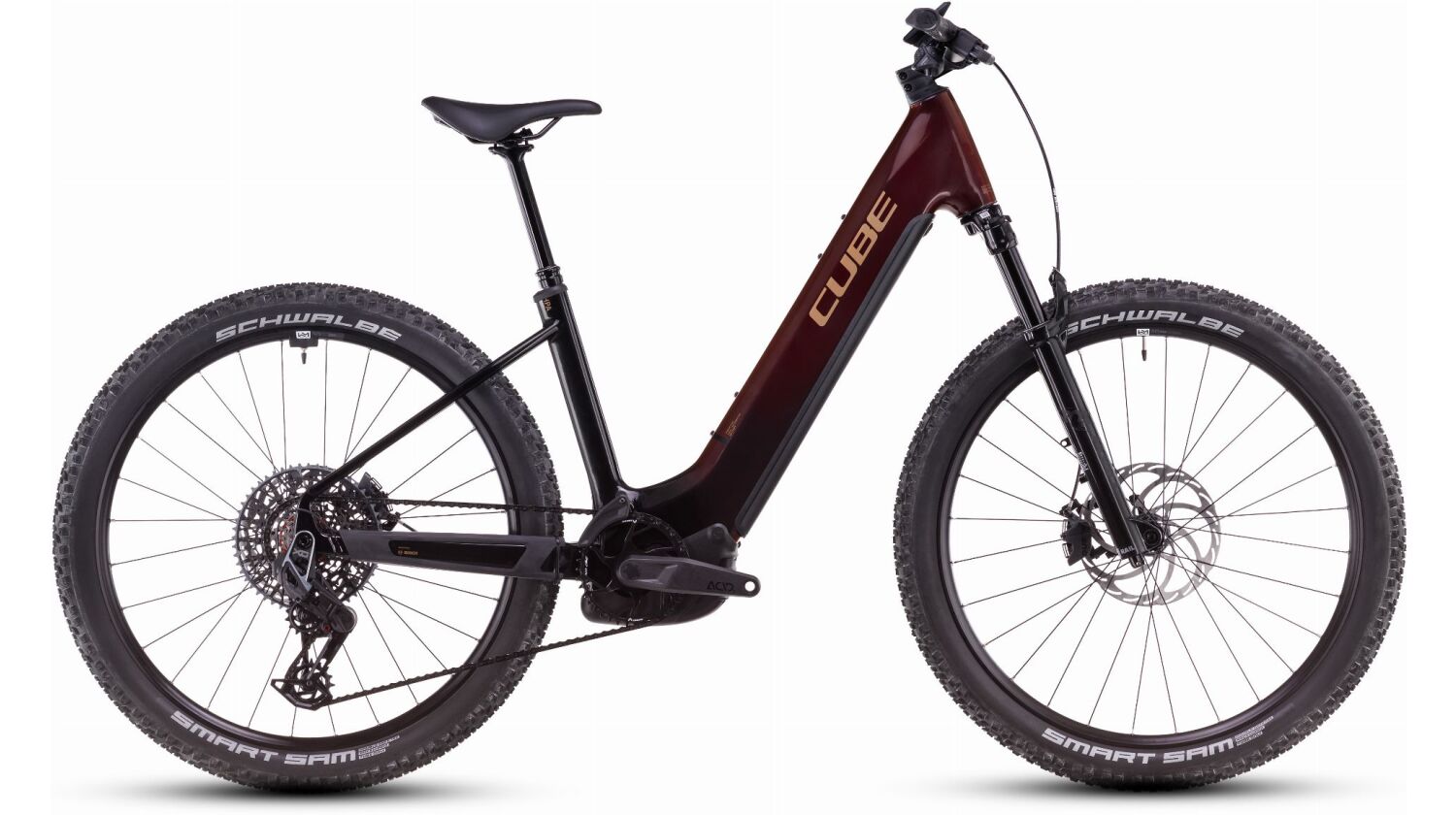 Cube Reaction Hybrid SLT 800 Wh E-Bike Hardtail Easy Entry 27,5" solareclipse´n´bronze