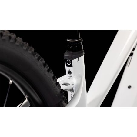 Cube Reaction Hybrid SLT 800 Wh E-Bike Hardtail Trapeze metallicwhite&acute;n&acute;black