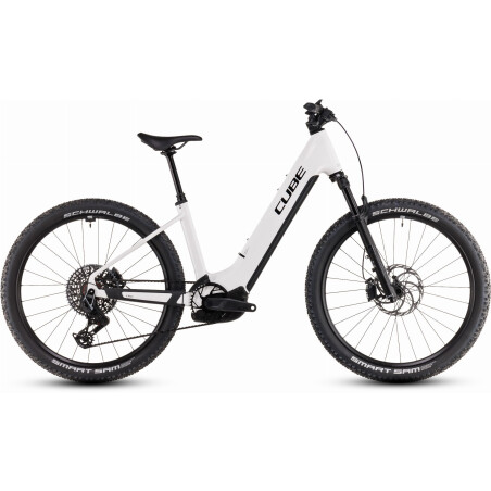 Cube Reaction Hybrid SLT 800 Wh E-Bike Hardtail Easy Entry 27,5&quot; metallicwhite&acute;n&acute;black