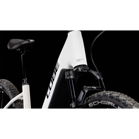 Cube Reaction Hybrid SLT 800 Wh E-Bike Hardtail Easy Entry 27,5&quot; metallicwhite&acute;n&acute;black