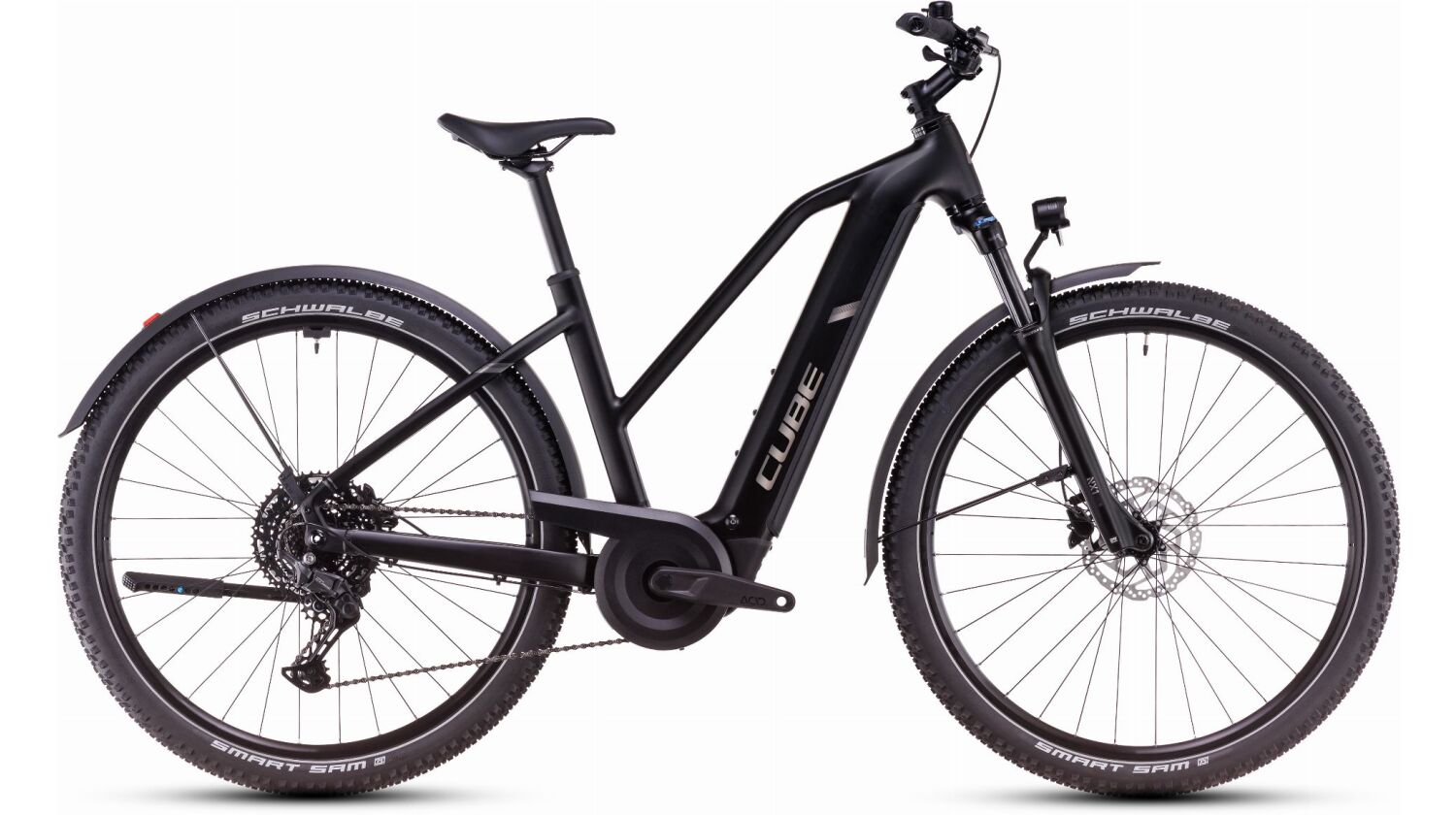 Cube Nuride Hybrid Pro Allroad 800 Wh E-Bike Trapeze 28" black´n´bronze