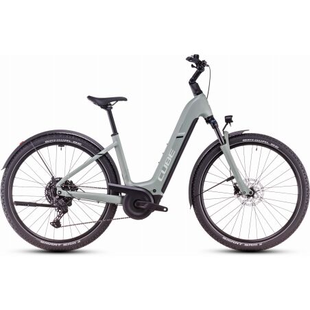 Cube Nuride Hybrid Pro Allroad 800 Wh E-Bike Easy Entry 28&quot; pistachio&acute;n&acute;stonegrey