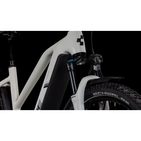 Cube Nuride Hybrid EXC Allroad 800 Wh E-Bike Trapeze 28&quot; cotton&acute;n&acute;silver