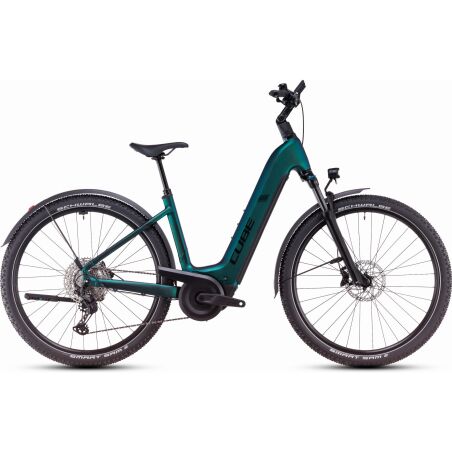 Cube Nuride Hybrid EXC Allroad 800 Wh E-Bike Easy Entry 28&quot; goblin&acute;n&acute;black