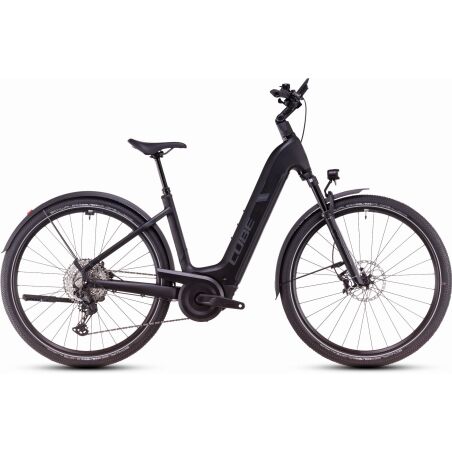 Cube Nuride Hybrid SLX Allroad 800 Wh E-Bike Easy Entry 28&quot; black&acute;n&acute;reflect