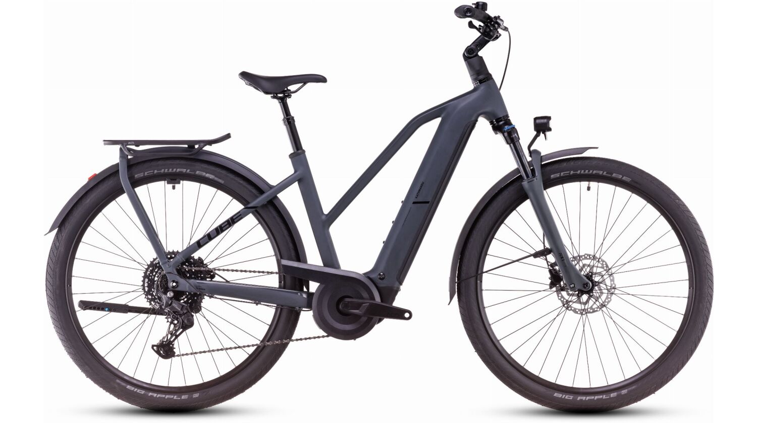 Cube Kathmandu Hybrid One 600 Wh E-Bike Trapeze 28" shadowgrey´n´black