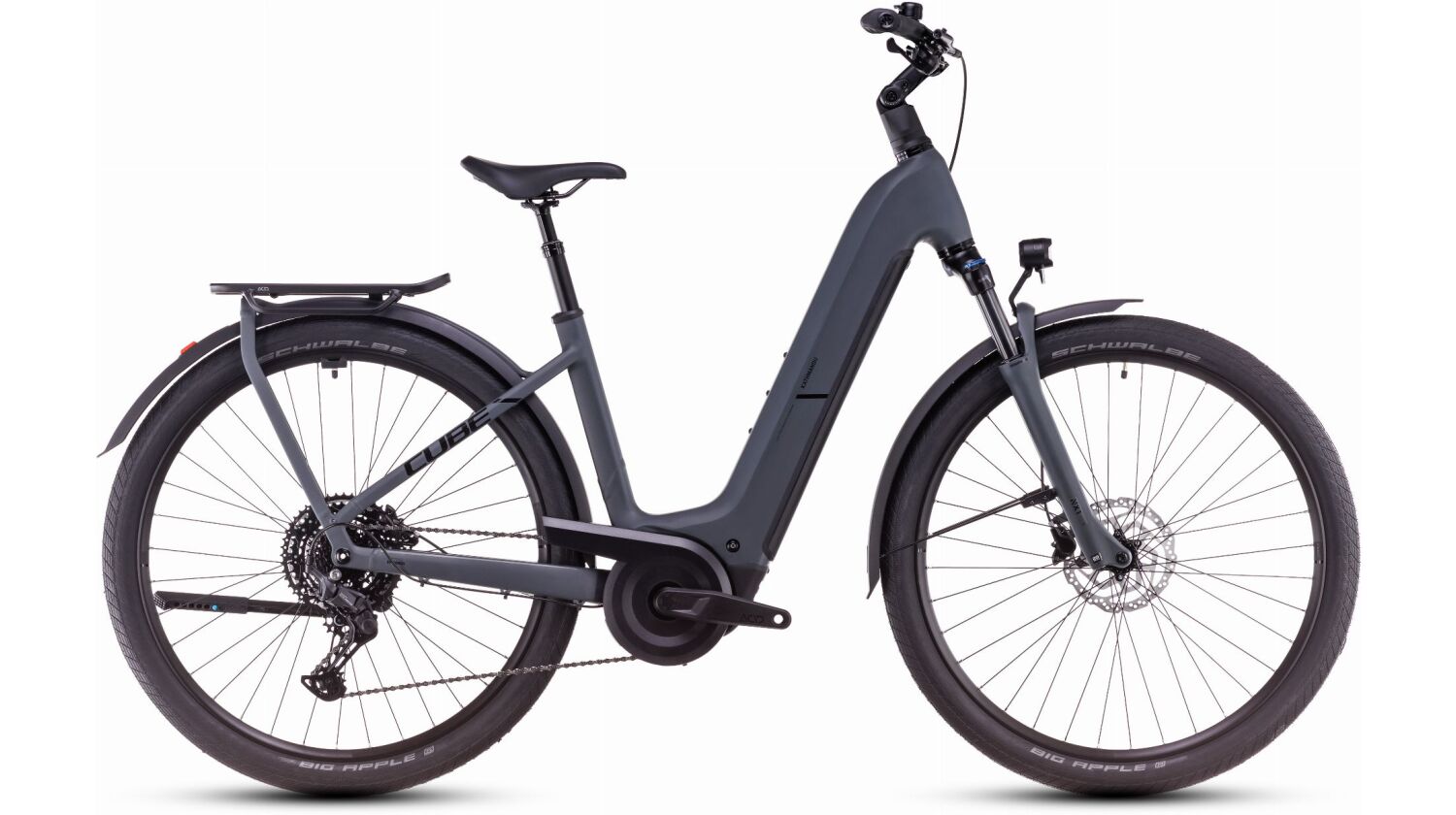 Cube Kathmandu Hybrid One 800 Wh E-Bike Easy Entry 28" shadowgrey´n´black