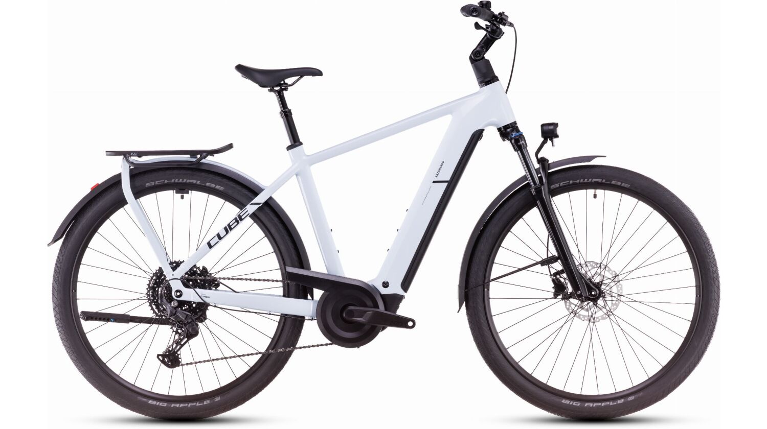 Cube Kathmandu Hybrid One 800 Wh E-Bike Diamant 28" polarwhite´n´black