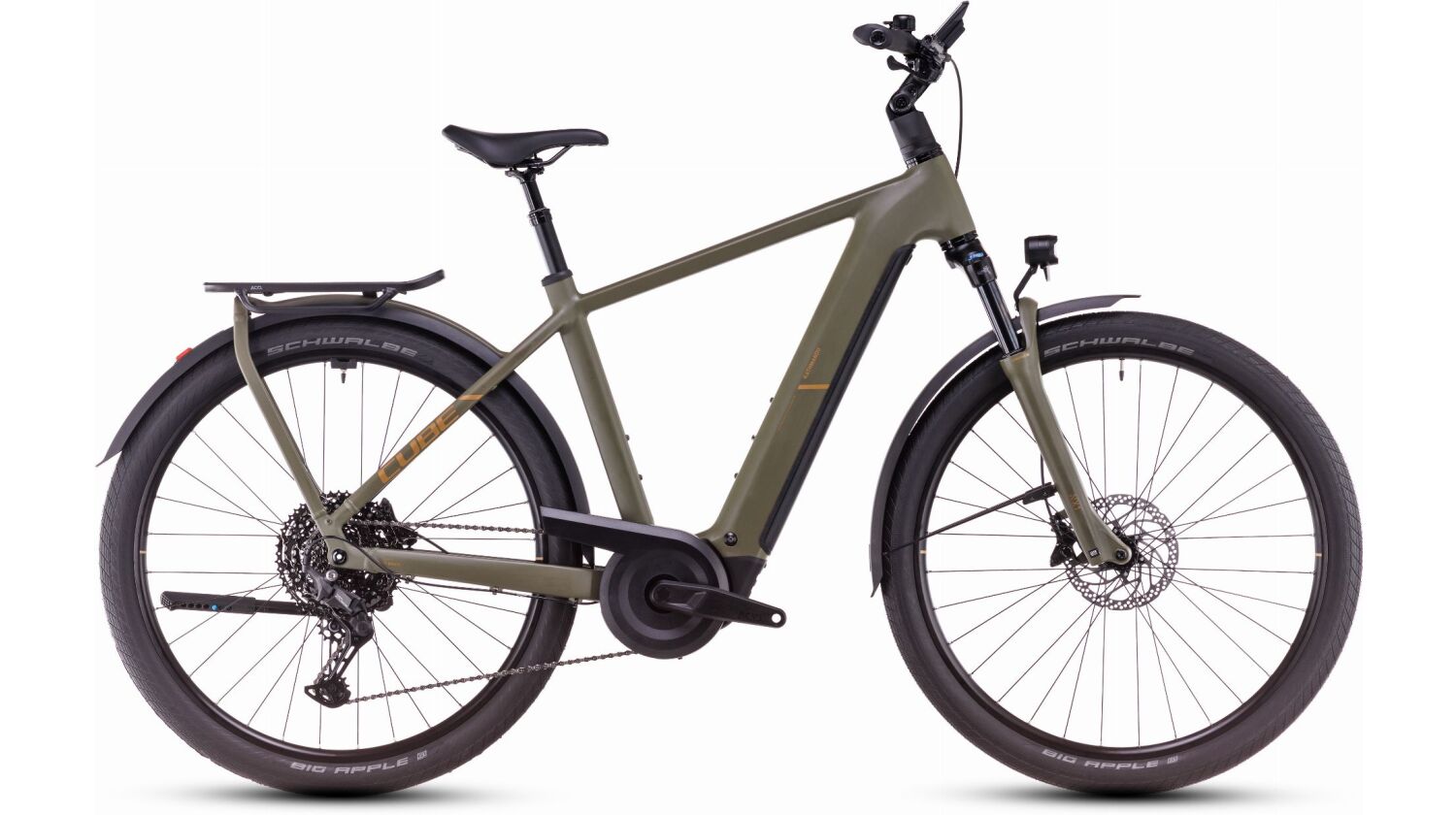 Cube Kathmandu Hybrid Pro 800 Wh E-Bike Diamant 28" dustyolive´n´gold