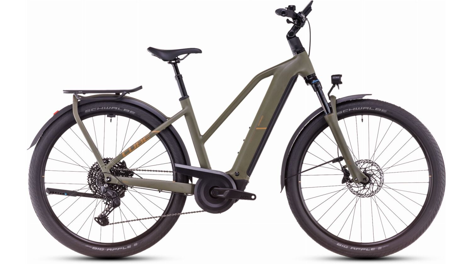 Cube Kathmandu Hybrid Pro 800 Wh E-Bike Trapeze 28" dustyolive´n´gold