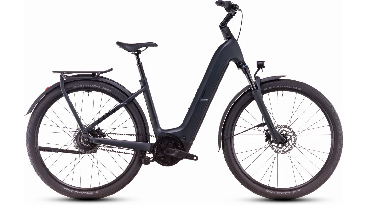 Cube Kathmandu Hybrid Comfort Pro 800 Wh E-Bike Easy Entry 28" night´n´chrome